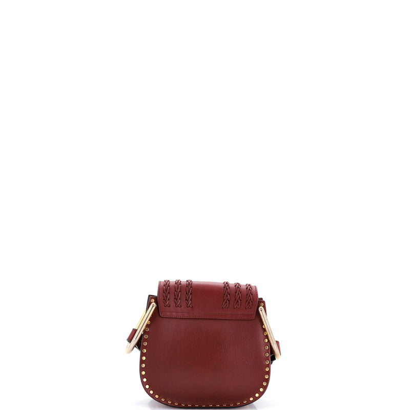 Hudson Handbag Whipstitch Leather Mini