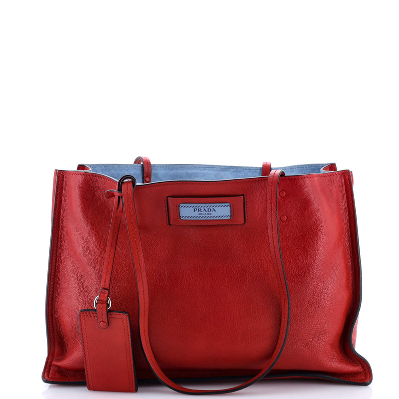 Etiquette Tote Glace Calf Medium