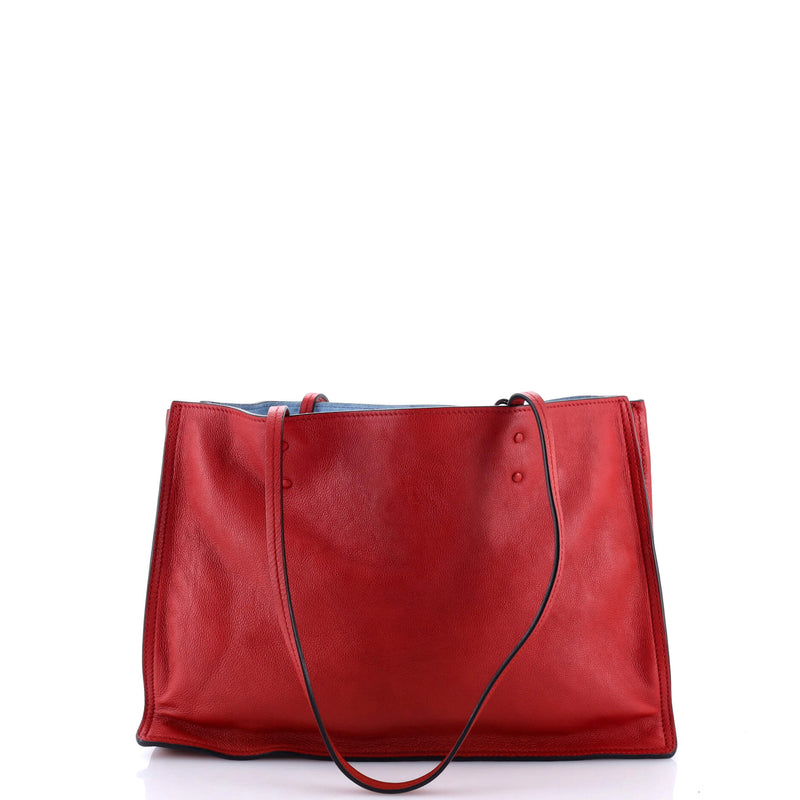 Etiquette Tote Glace Calf Medium