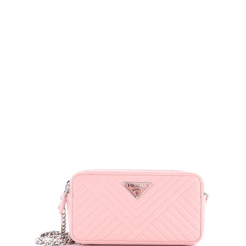 Double Zip Wallet On Chain Crossbody