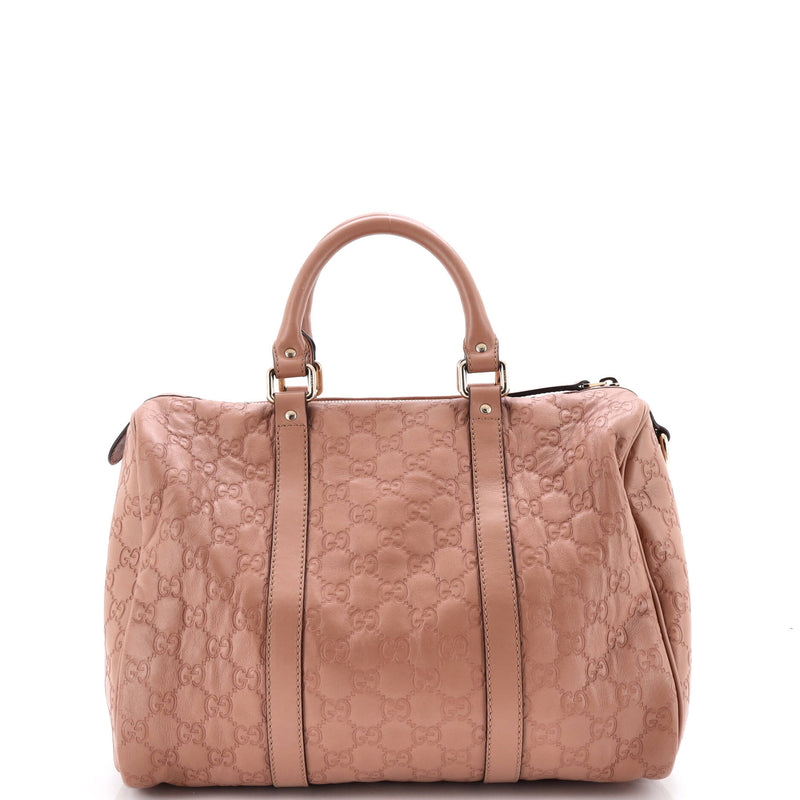 Joy Boston Bag Guccissima Leather Medium