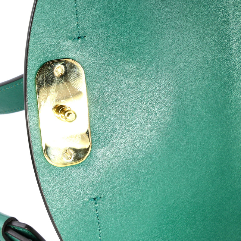 C Double Carry Bag Crocodile Embossed