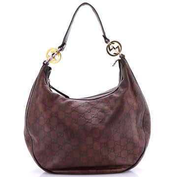 Twins Hobo Guccissima Leather Medium