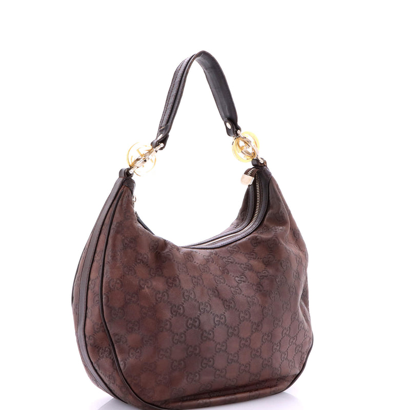 Twins Hobo Guccissima Leather Medium