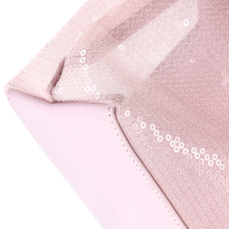 Logo Open Tote Sequined Mesh Small