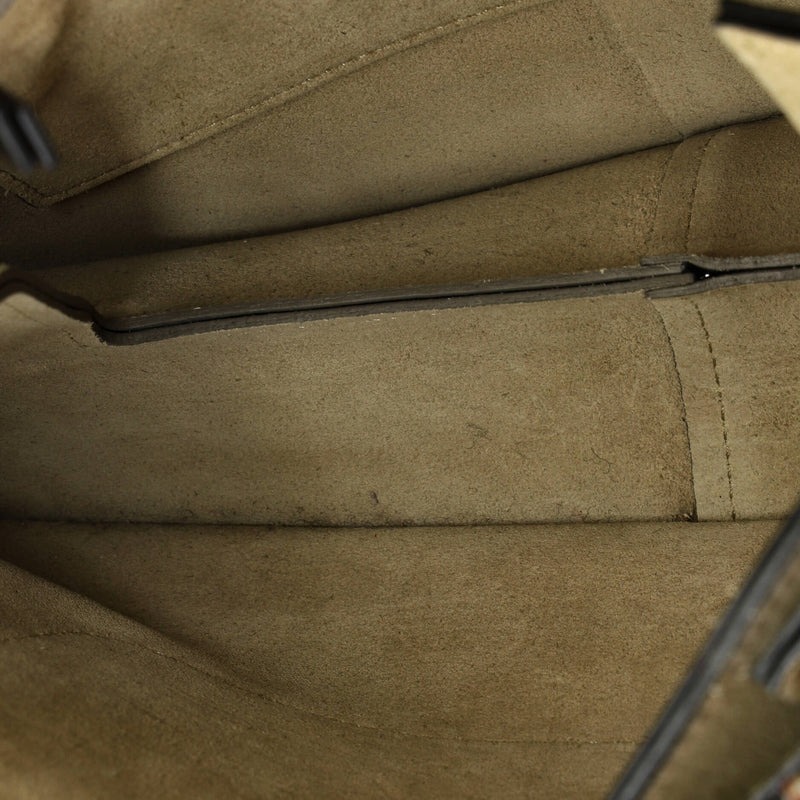 Faye Shoulder Bag Leather And Tapestry