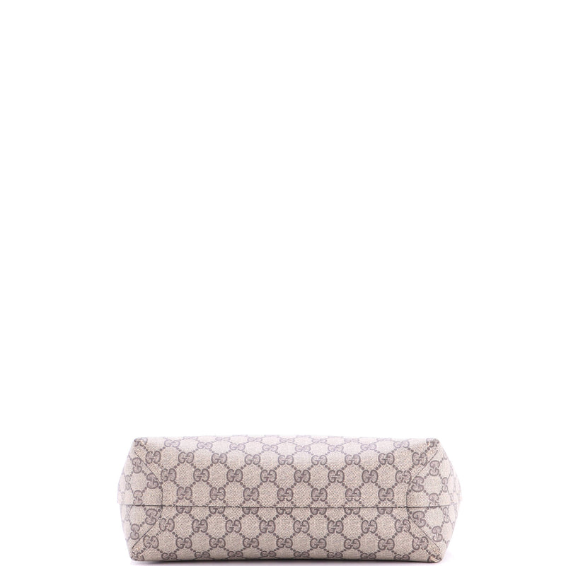 Reversible Tote Gg Print Leather Small