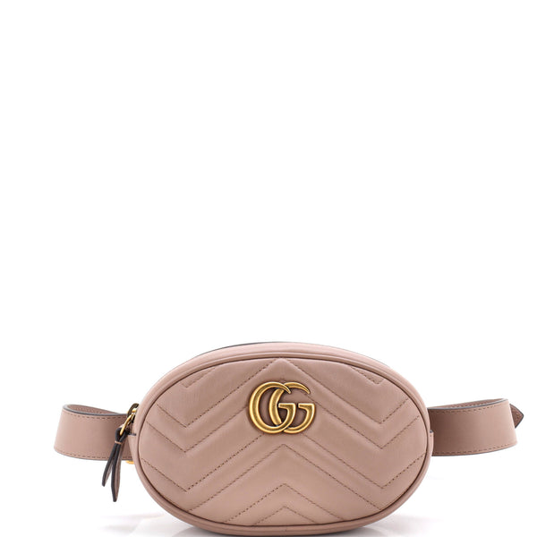Gg Marmont Belt Bag Matelasse Leather