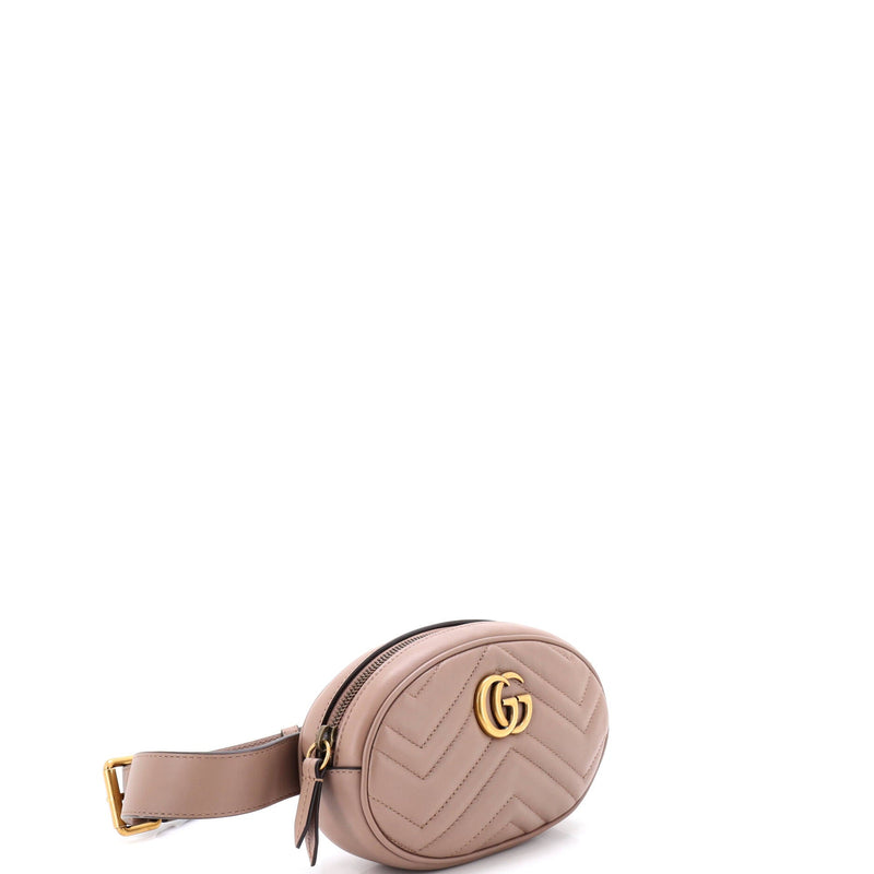 Gg Marmont Belt Bag Matelasse Leather