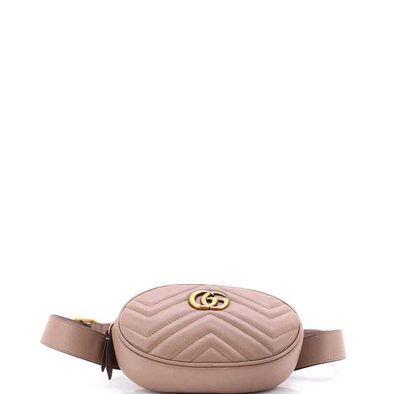 Gg Marmont Belt Bag Matelasse Leather