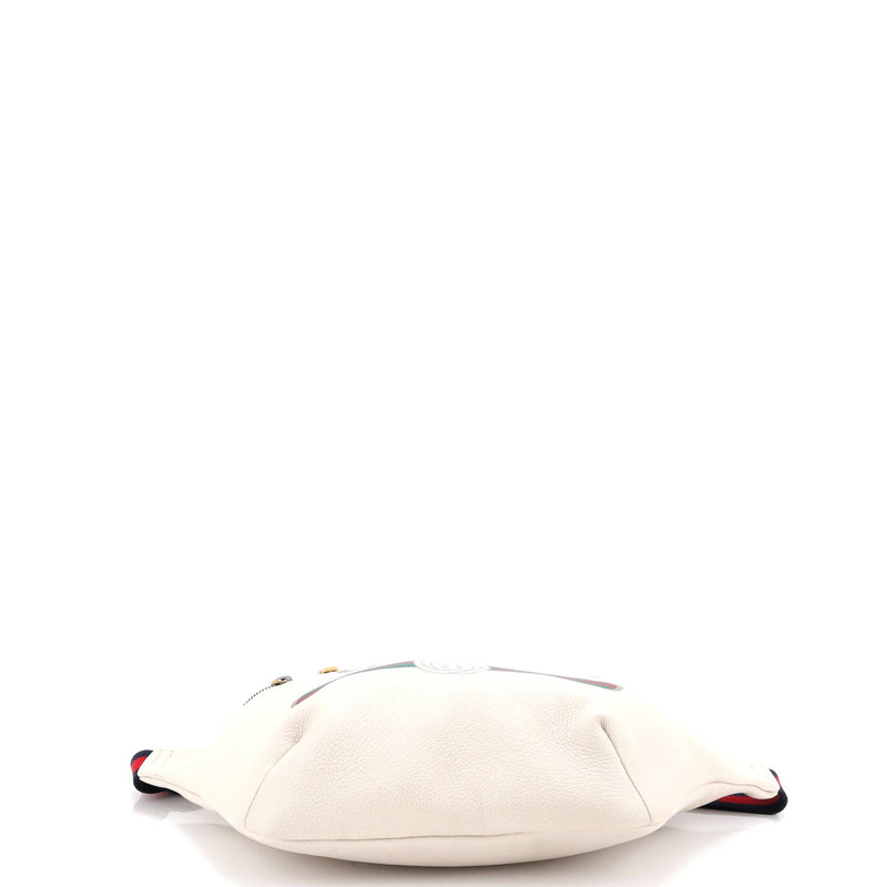 Logo Belt Bag Printed Leather Small