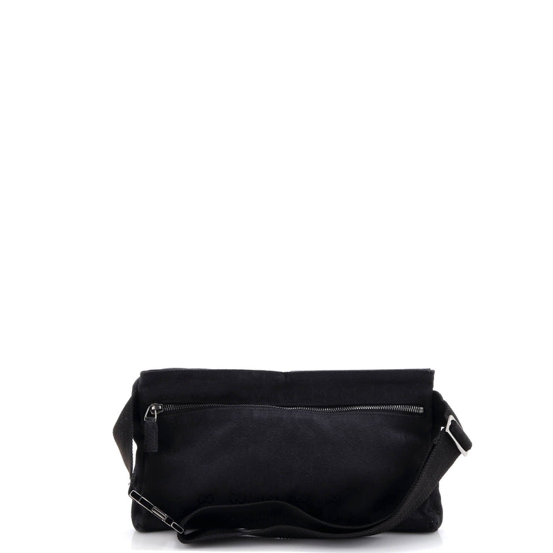 Vintage Double Belt Bag Gg Canvas With