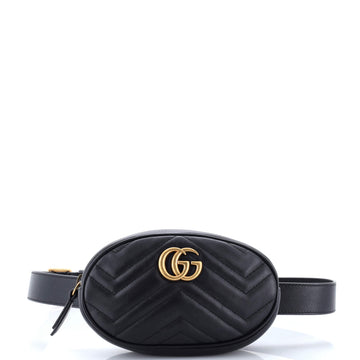Gg Marmont Belt Bag Matelasse Leather
