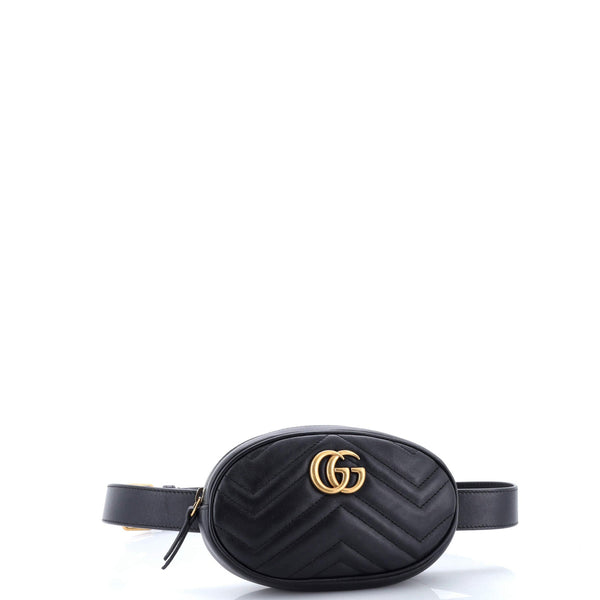 Gg Marmont Belt Bag Matelasse Leather