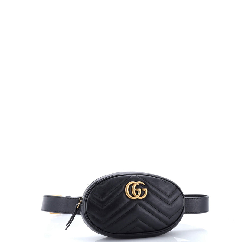 Gg Marmont Belt Bag Matelasse Leather