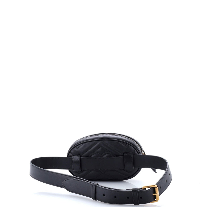 Gg Marmont Belt Bag Matelasse Leather