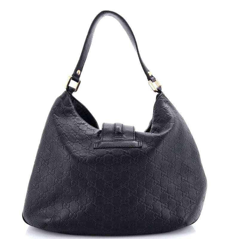 New Ladies Web Hobo Guccissima Leather