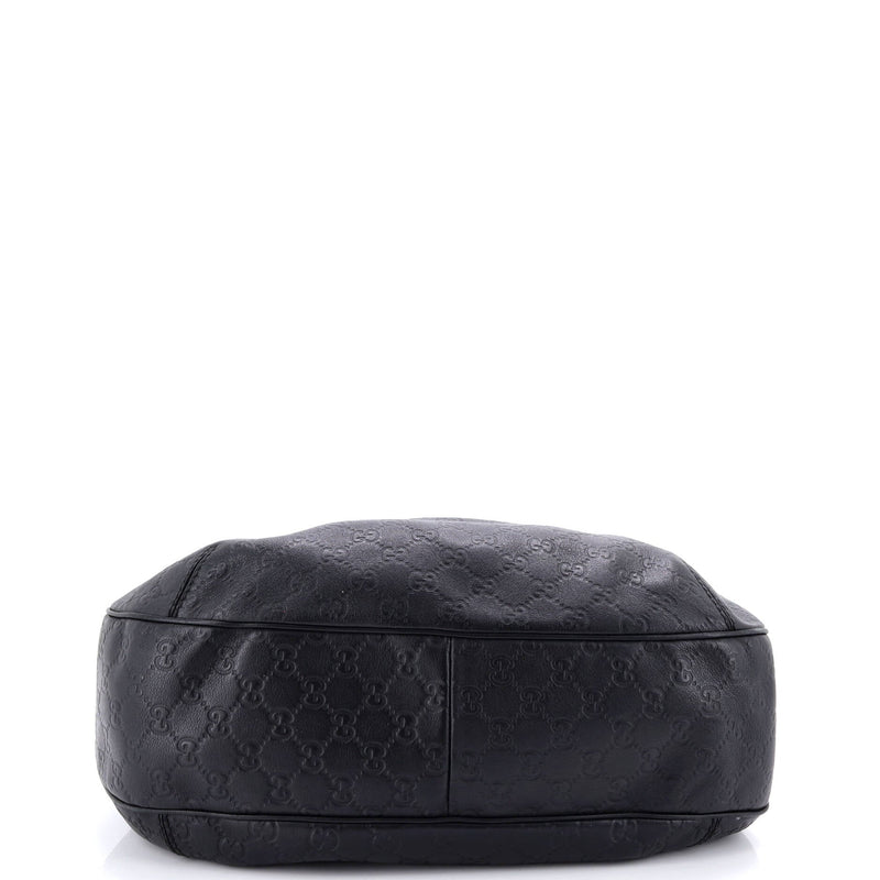 New Ladies Web Hobo Guccissima Leather