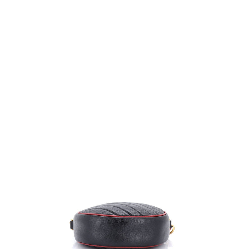 Gg Marmont Round Shoulder Bag Diagonal