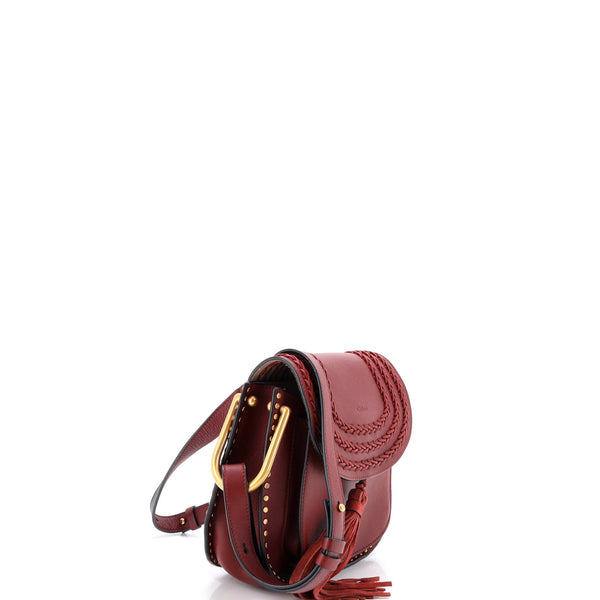 Hudson Handbag Whipstitch Leather Small