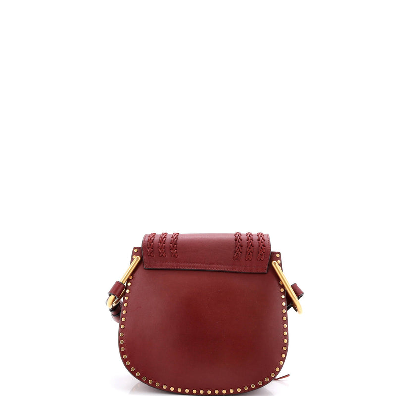 Hudson Handbag Whipstitch Leather Small