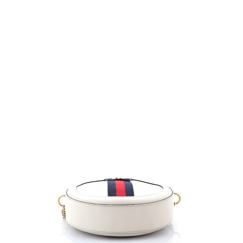 Ophidia Round Shoulder Bag Leather Mini