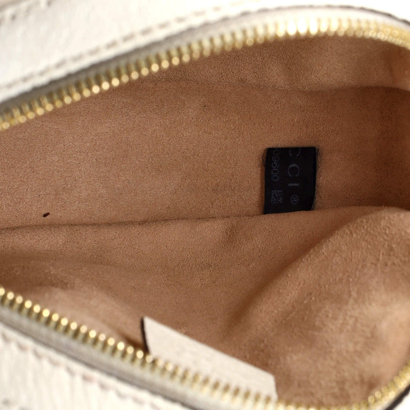 Ophidia Round Shoulder Bag Leather Mini