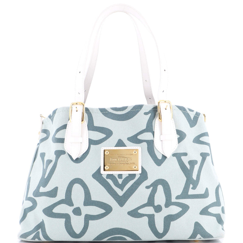 Tahitienne Cabas Canvas Pm