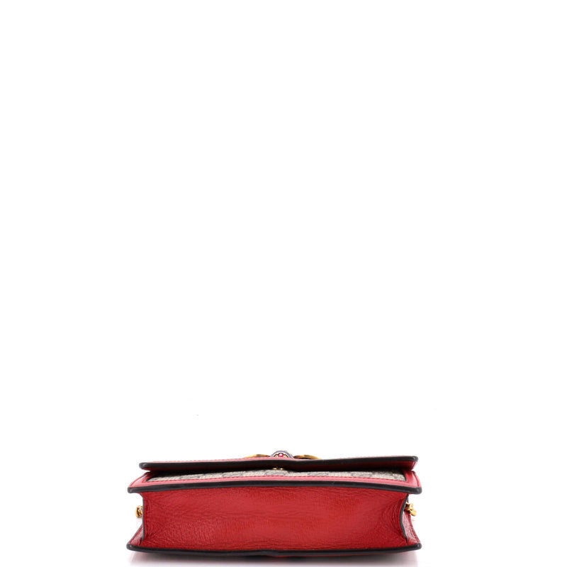 Queen Margaret Chain Wallet Gg Coated