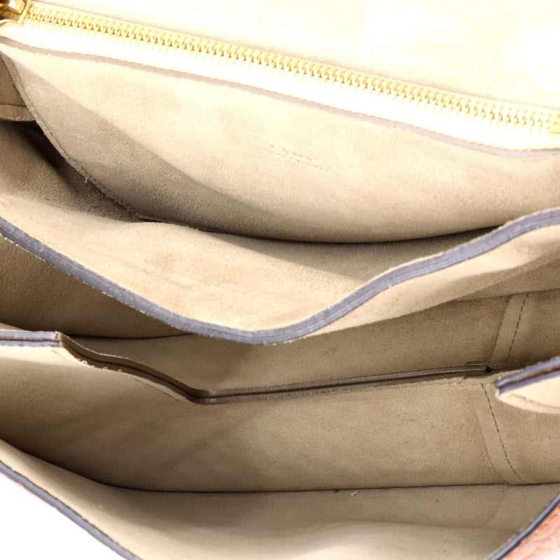 Faye Shoulder Bag Crocodile Embossed