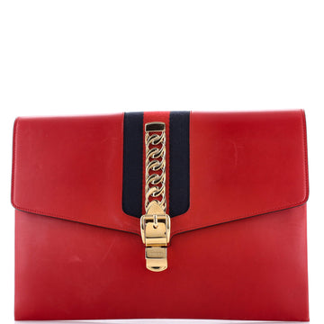 Sylvie Clutch Leather Maxi