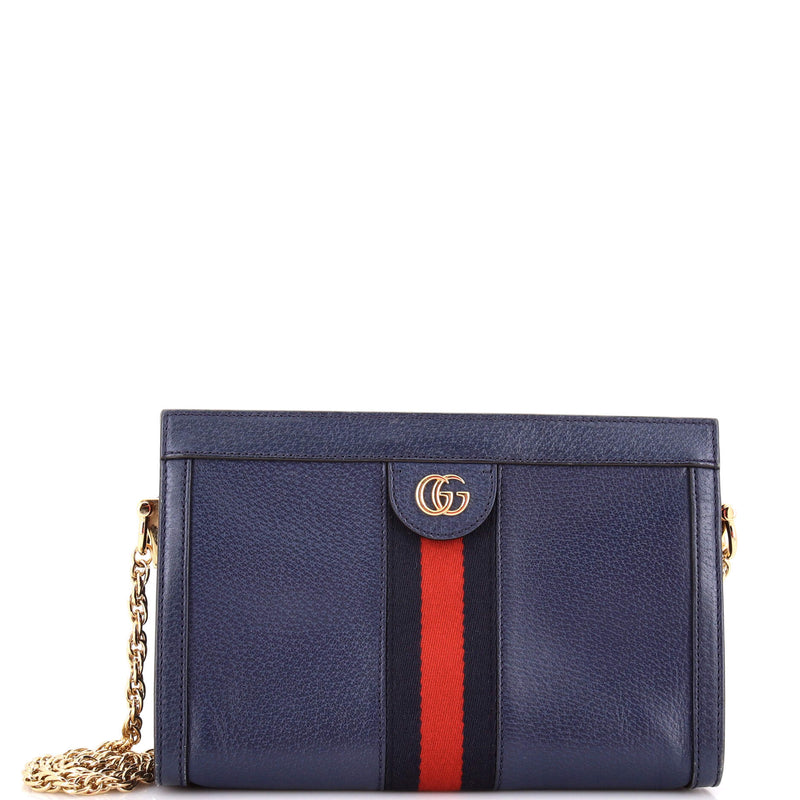 Ophidia Chain Shoulder Bag Leather Small