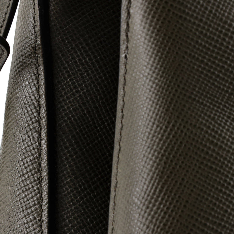 Cuir Promenade Front Zip Tote Saffiano