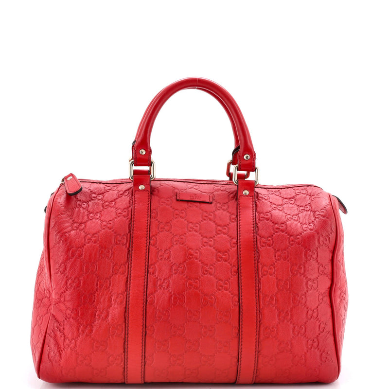 Joy Boston Bag Guccissima Leather Medium