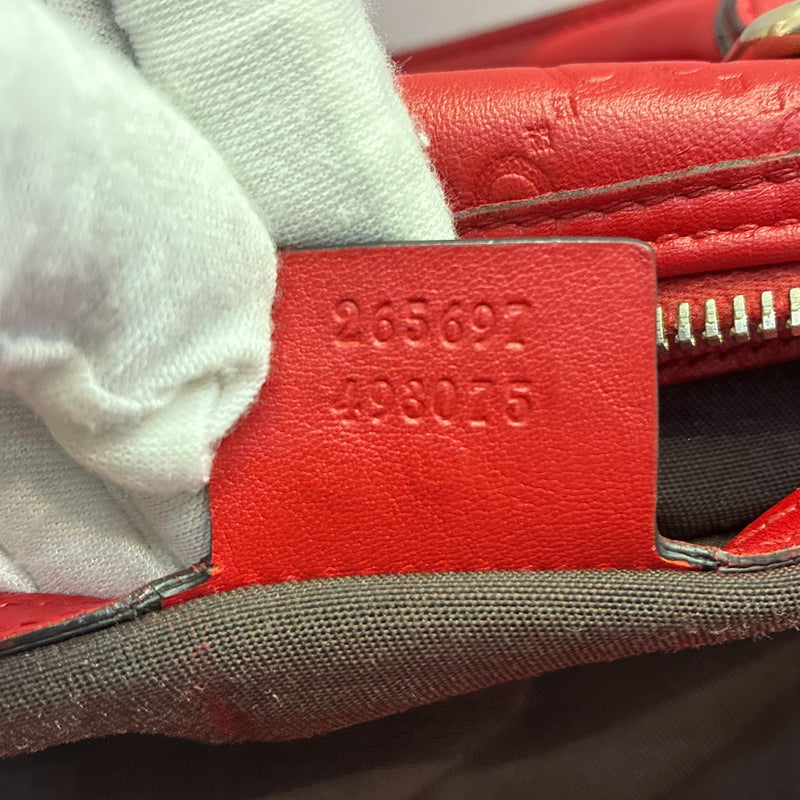 Joy Boston Bag Guccissima Leather Medium