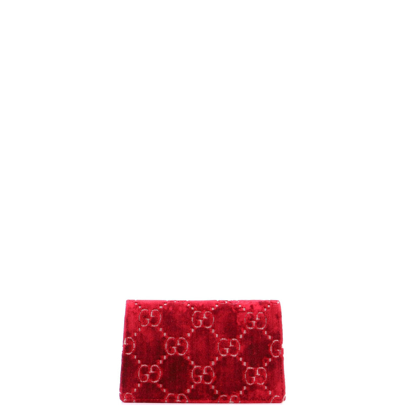 Dionysus Bag Gg Velvet Super Mini