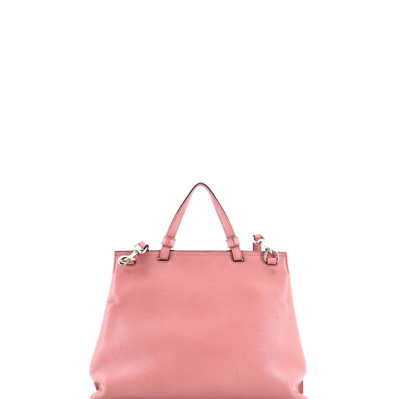 Bamboo Daily Top Handle Bag Leather