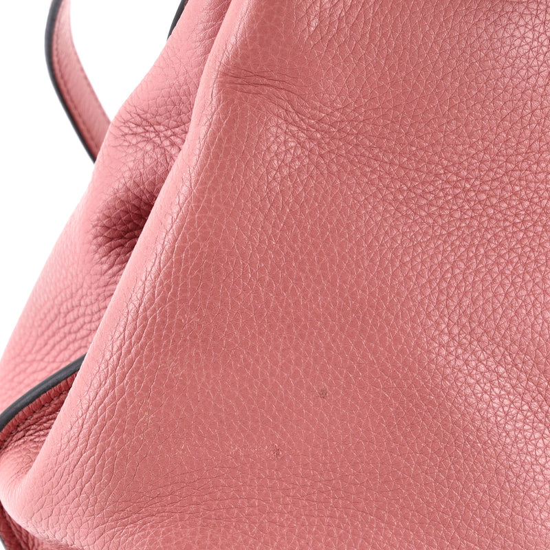 Bamboo Daily Top Handle Bag Leather