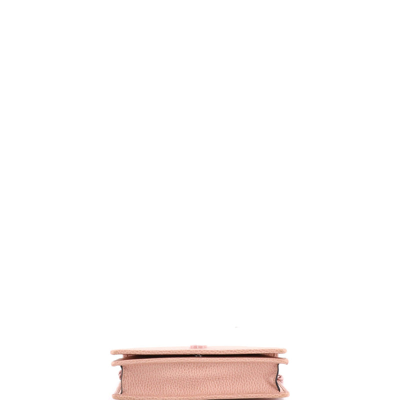 Petite Gg Marmont Chain Wallet Leather