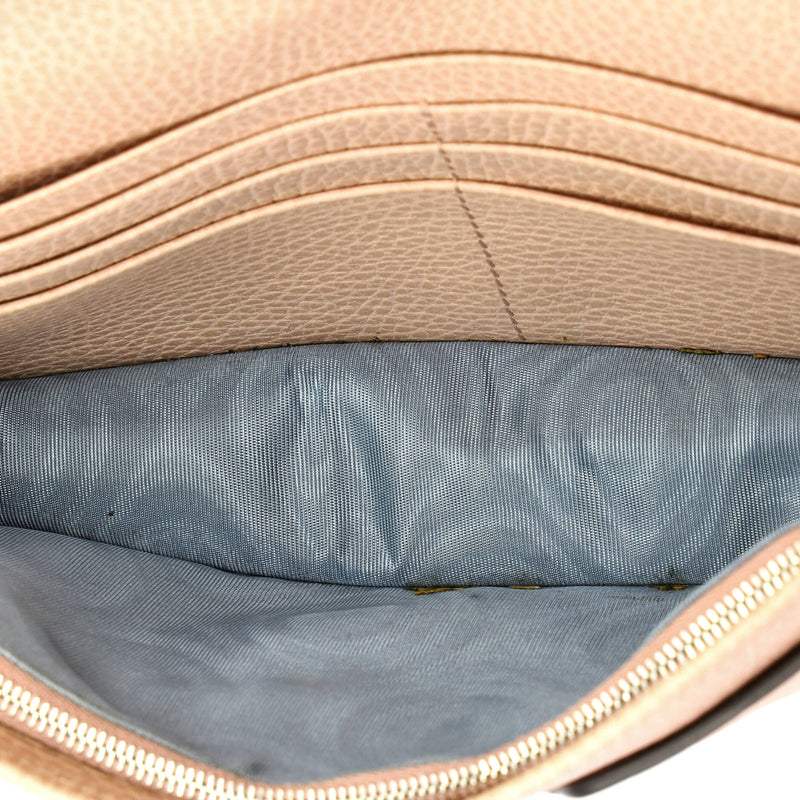 Petite Gg Marmont Chain Wallet Leather