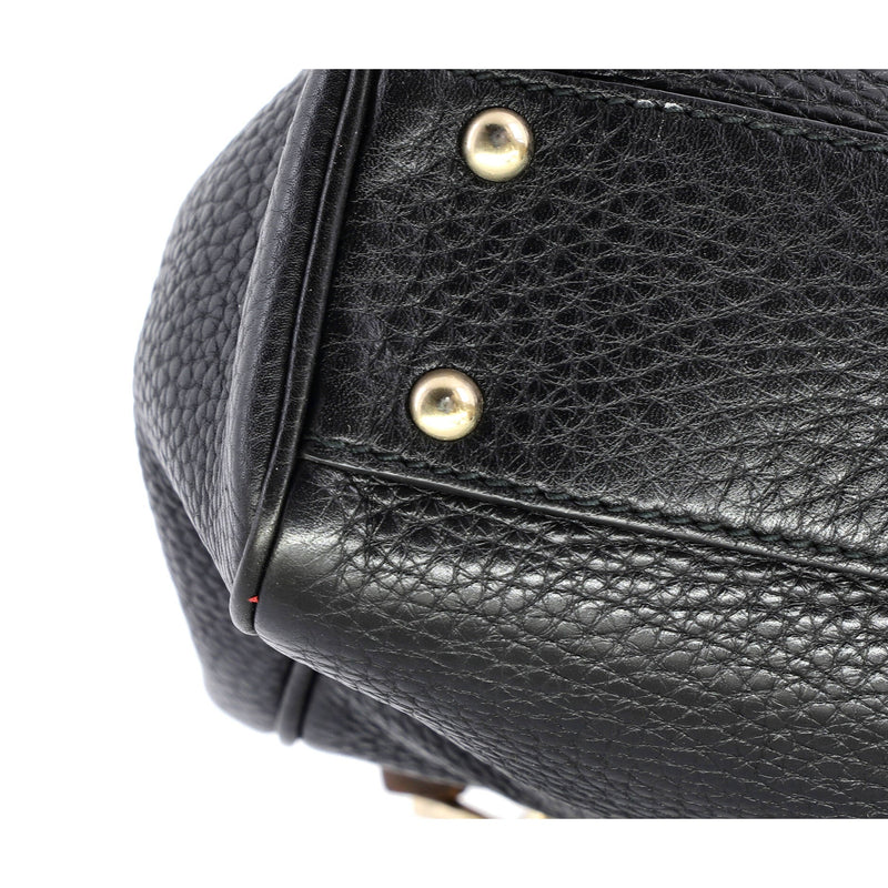 Bamboo Shopper Tote Leather Mini