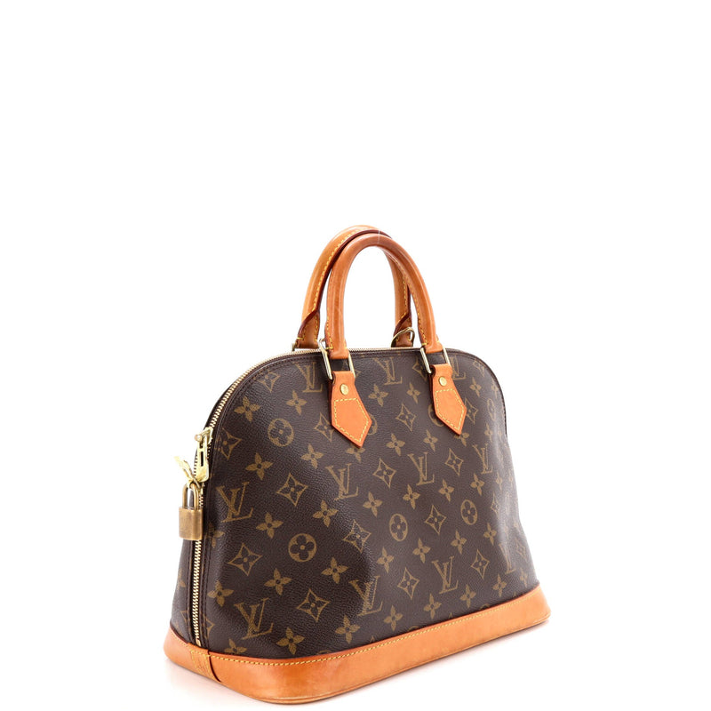 Vintage Alma Handbag Canvas Pm