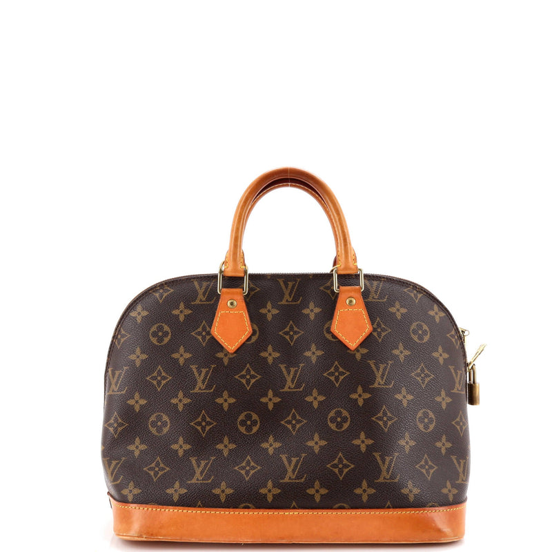 Vintage Alma Handbag Canvas Pm