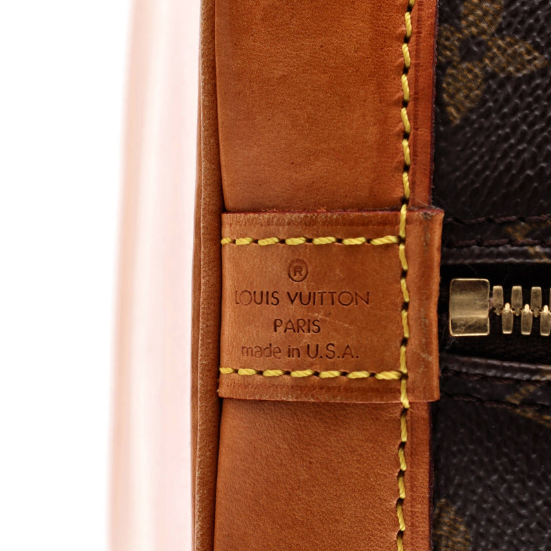 Vintage Alma Handbag Canvas Pm