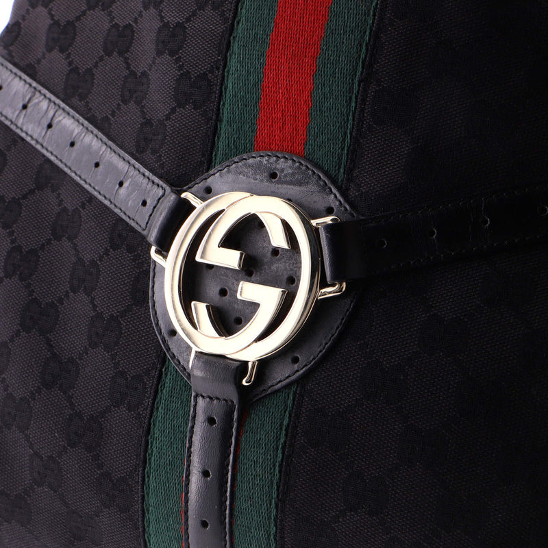 Reins Web Hobo Gg Canvas Large