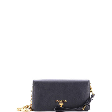 Wristlet Wallet On Chain Saffiano