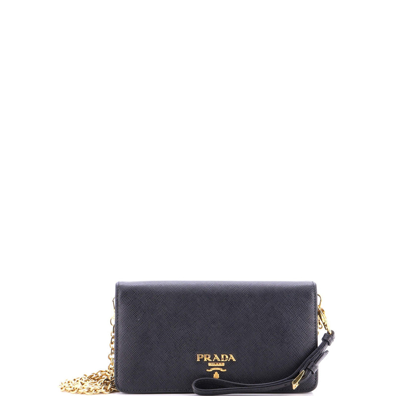 Wristlet Wallet On Chain Saffiano