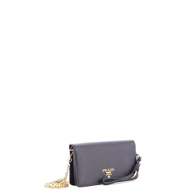 Wristlet Wallet On Chain Saffiano
