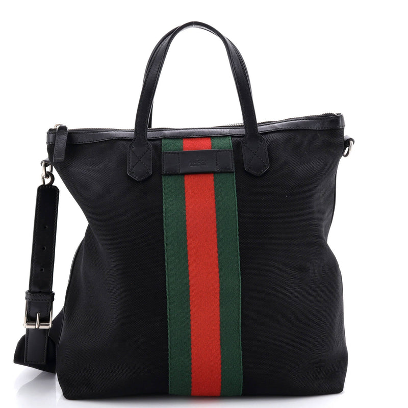 Web Zip Tote Techno Canvas Medium