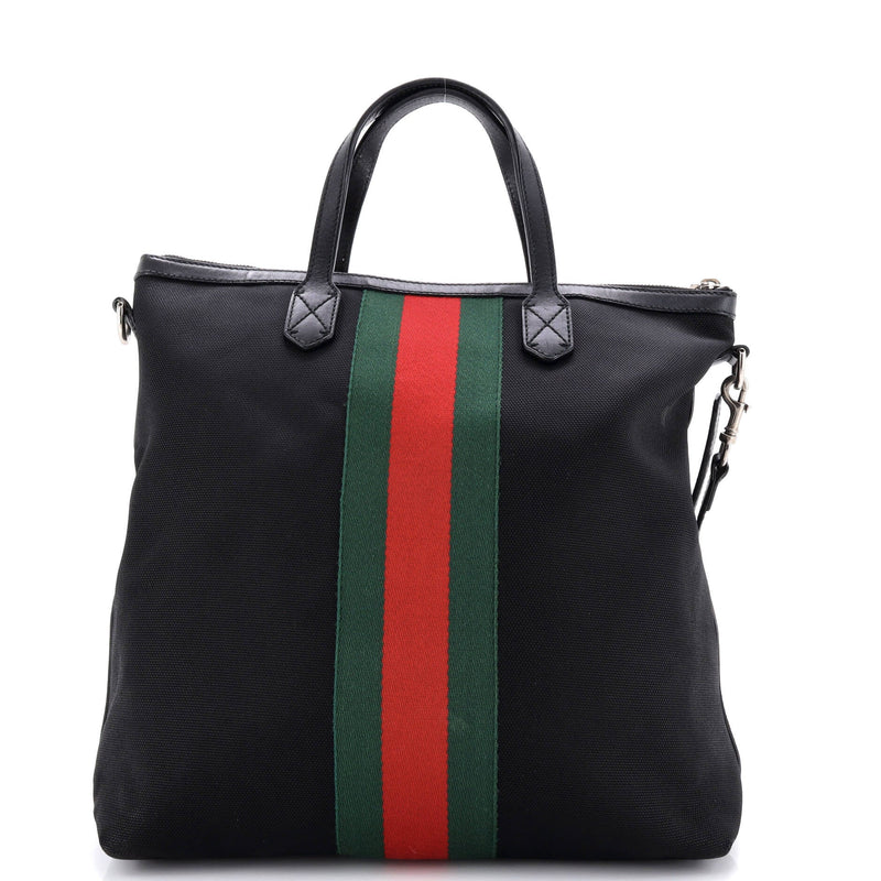 Web Zip Tote Techno Canvas Medium